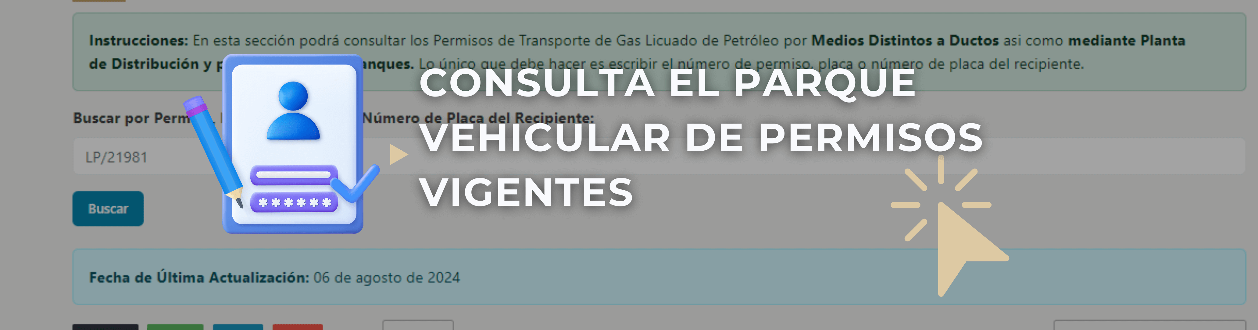 Consulta el Parque Vehicular de Permisos Vigentes